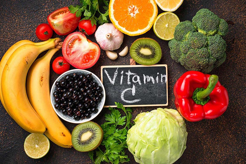 Vitamin C thường có nhiều trong các loại rau, củ, quả